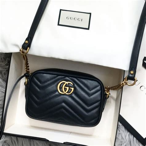 gucci marmont matelasse mini review|authentic gucci marmont small bag.